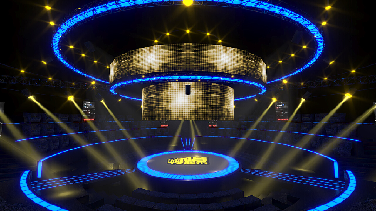 四方魅力 綜藝向舞臺的沉浸式舞美與廣告設計的交融